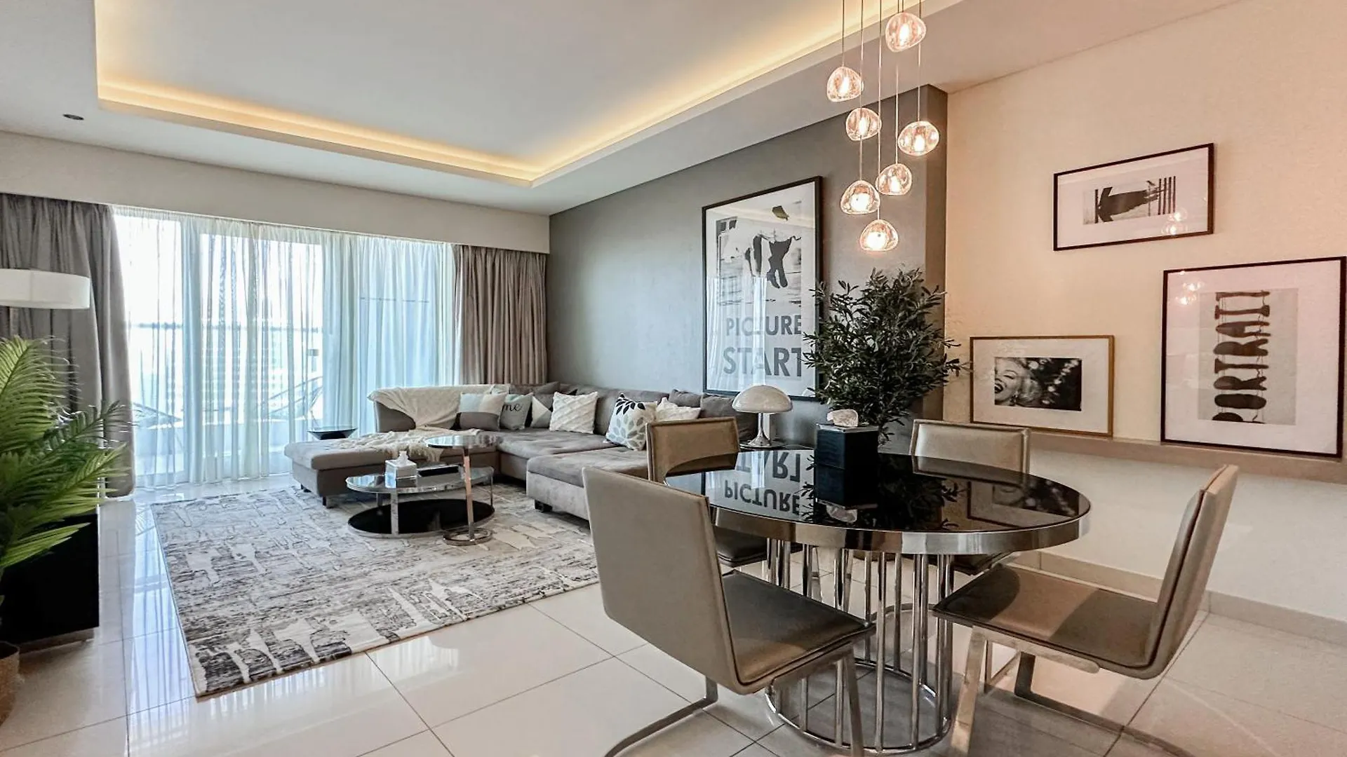Apartment Trophy - Paramount Suites W Burj Khalifa View & Huge Balcony Dubai